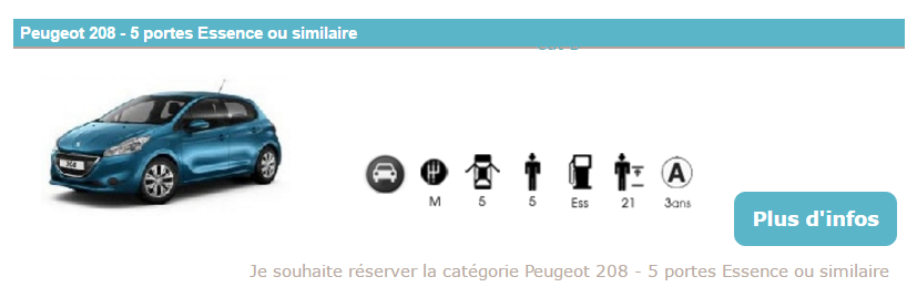 Nos locations de voiture en Martnique